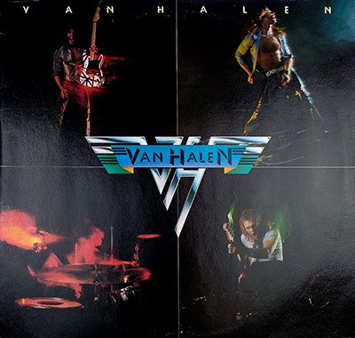 VAN HALEN - Self-titled  album front cover vinyl record